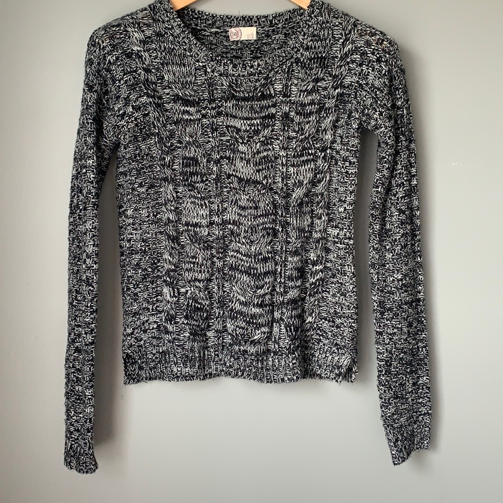 65% off Black & White Sweater